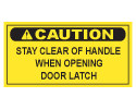 caution-stay-clear-of-handle-when-opening-door-latch-decal