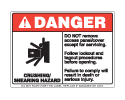 Do Not Remove Access Panel Cover