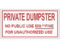 private-dumpster-no-public-use-decal