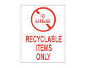 recyclable-items-only-no-garbage-decal