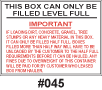filled level full