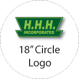 n18-inch circle container