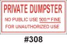 private dumpster