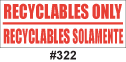 recyclables only