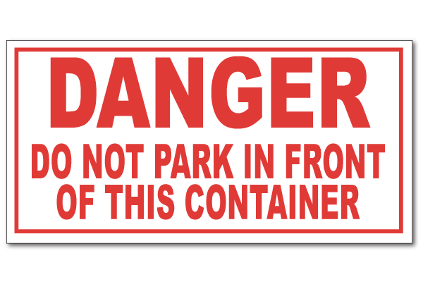 do-not-park-sticker