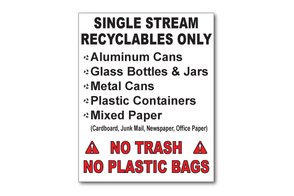single-stream-recycling-decal