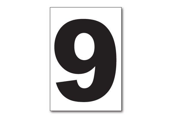 vinyl-number-9-decal
