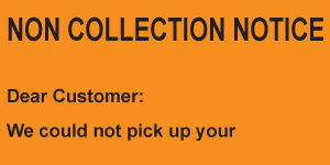Non-Collection Notice