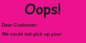 Oops!