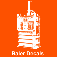 Baler Decals and Baler Stickers