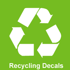 Recycling Stickers and Recycling Symbols